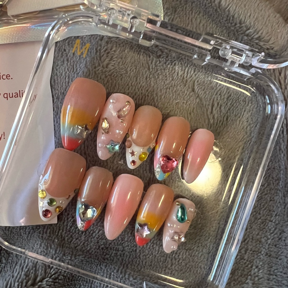 Unailty Handmade Press On Nails - Size Medium